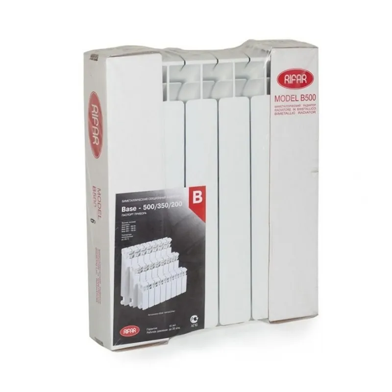 Биметаллический радиатор Rifar Base 500, 12 секций — Сайт официального ...
