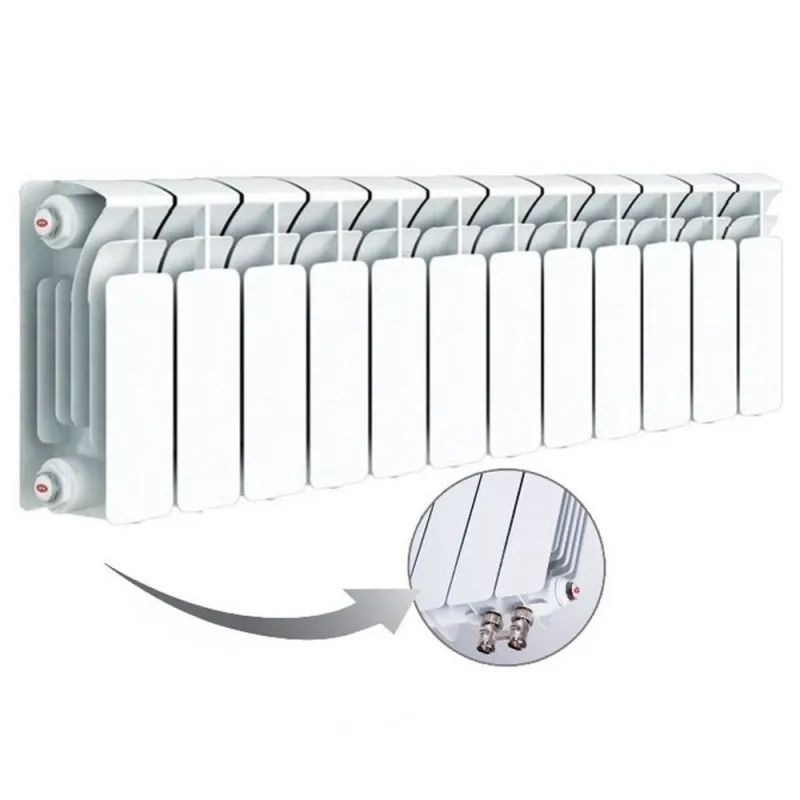 Биметаллический радиатор Rifar Base Ventil 200, 12 секций, с нижним ...