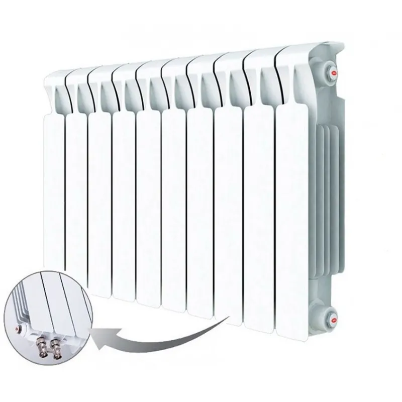 Биметаллический радиатор Rifar Monolit Ventil 500, 10 секций, с нижним ...