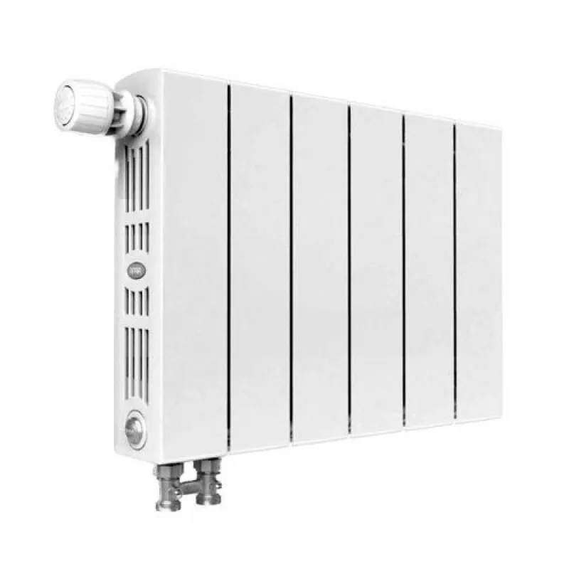 Биметаллический радиатор Rifar Supremo Ventil 500, 8 секций, с нижним ...