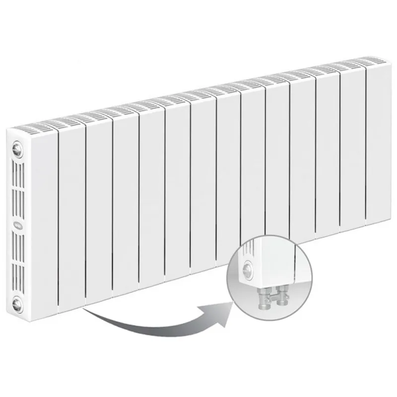 Биметаллический радиатор Rifar Supremo Ventil 350, 14 секций, с нижним ...