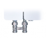 Биметаллический радиатор Rifar Monolit Ventil 350, 12 секций, с нижним правым подключением