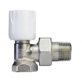 Вентиль Luxor easy RS 102 1/2'' ручной регулирующий угловой для стальных труб (арт. 11022100)